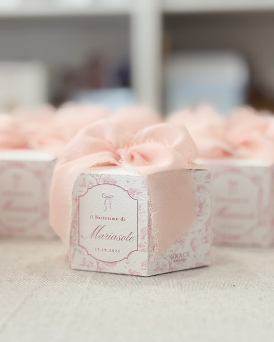 Box Esagonali | Toile de jouy Baby