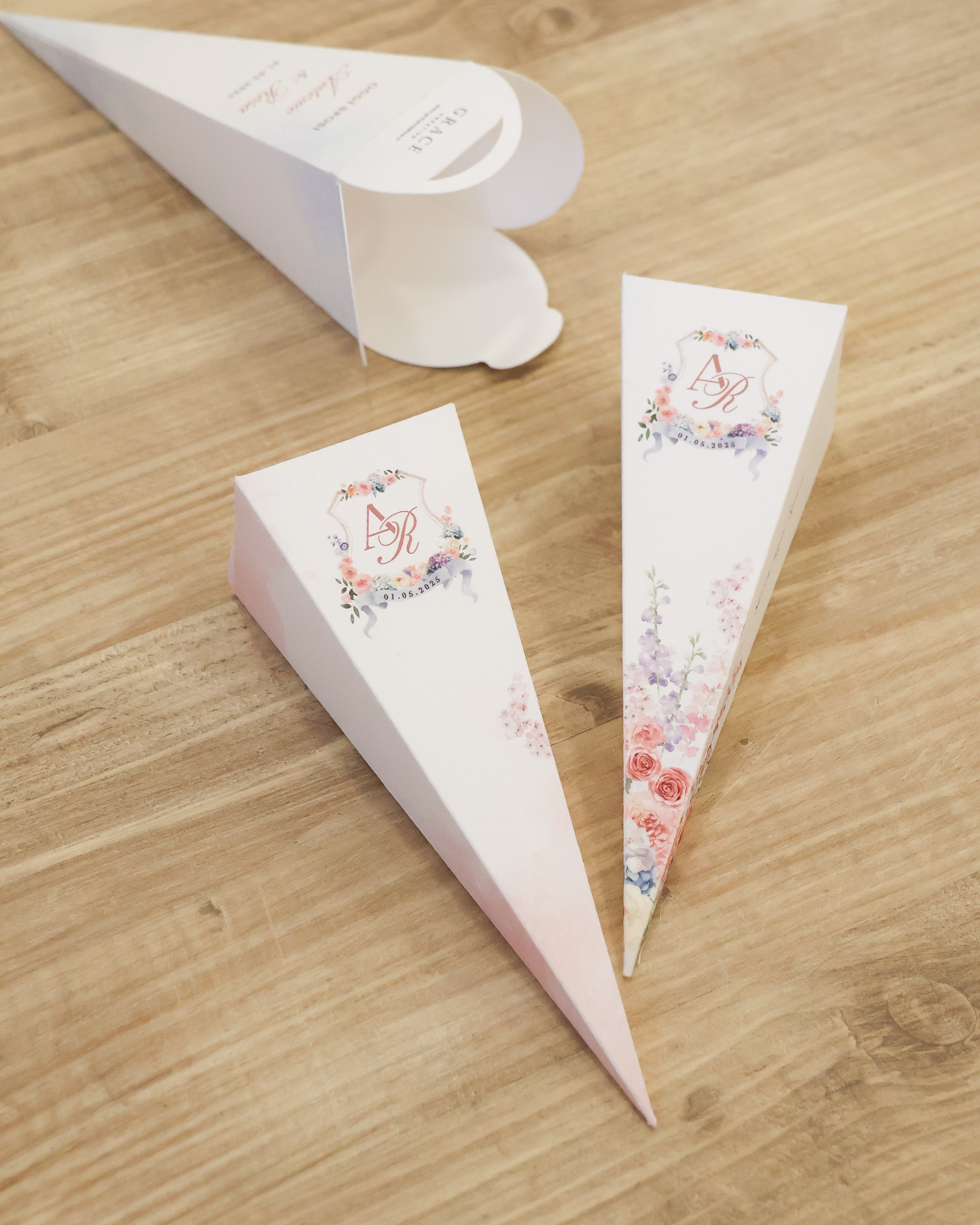 Coni per Riso o Confetti Floralia