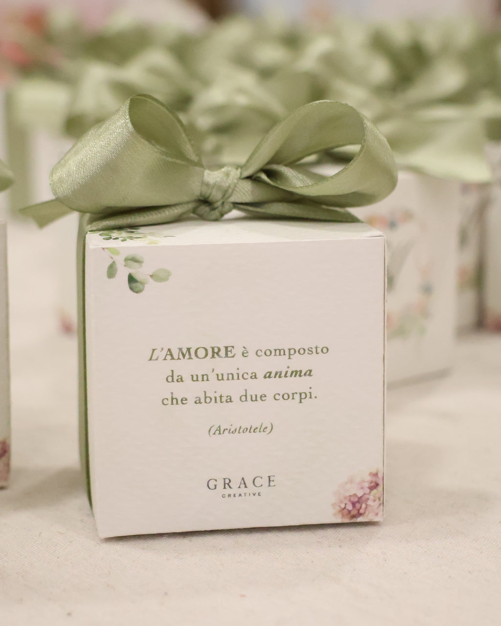 Scatoline Soft Cube 6cm | Floralia Matrimonio o Promessa