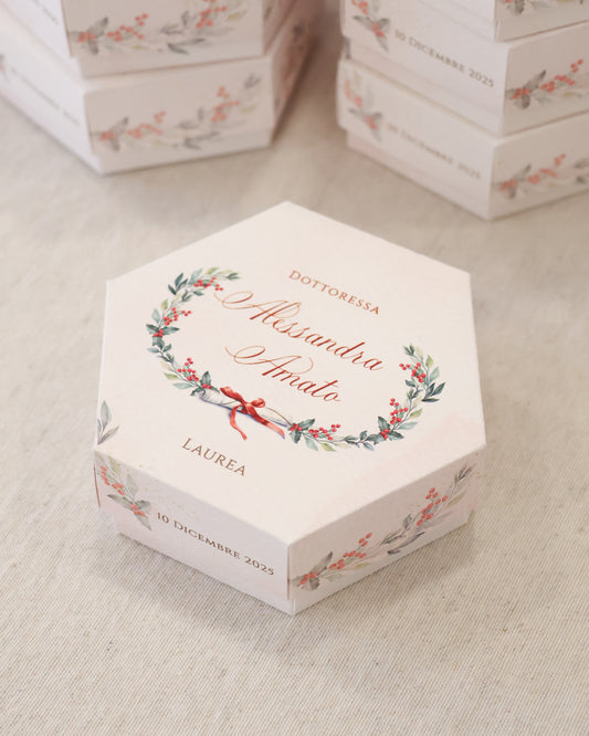 Scatoline Degustazione Esagonali | Laurea Alloro