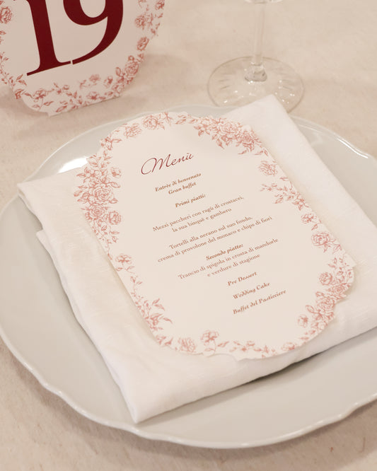 Menù Sagomato Victoria