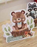 Centrotavola Sagomato tema "Animali del Bosco"