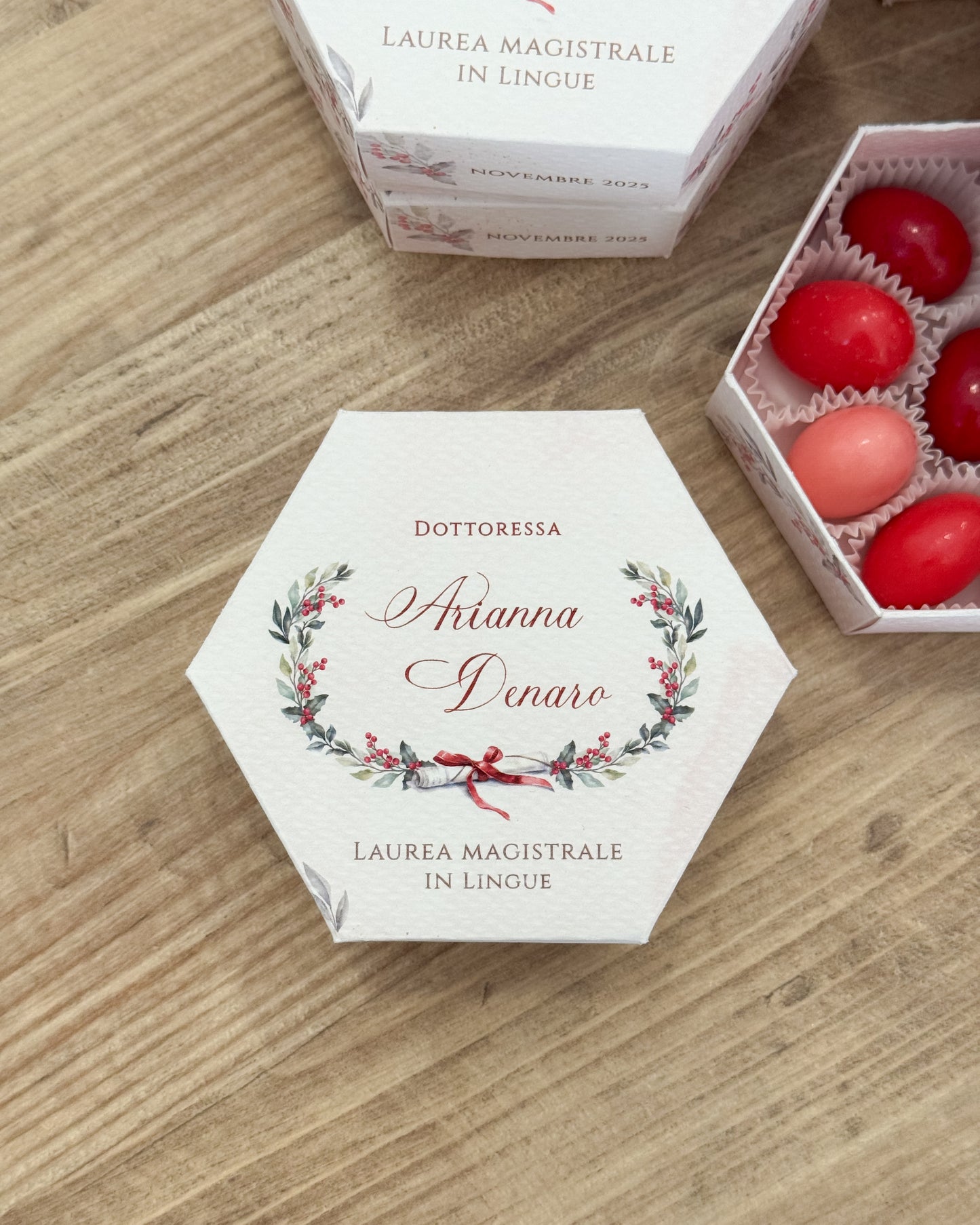 Scatoline Degustazione Esagonali | Laurea Alloro