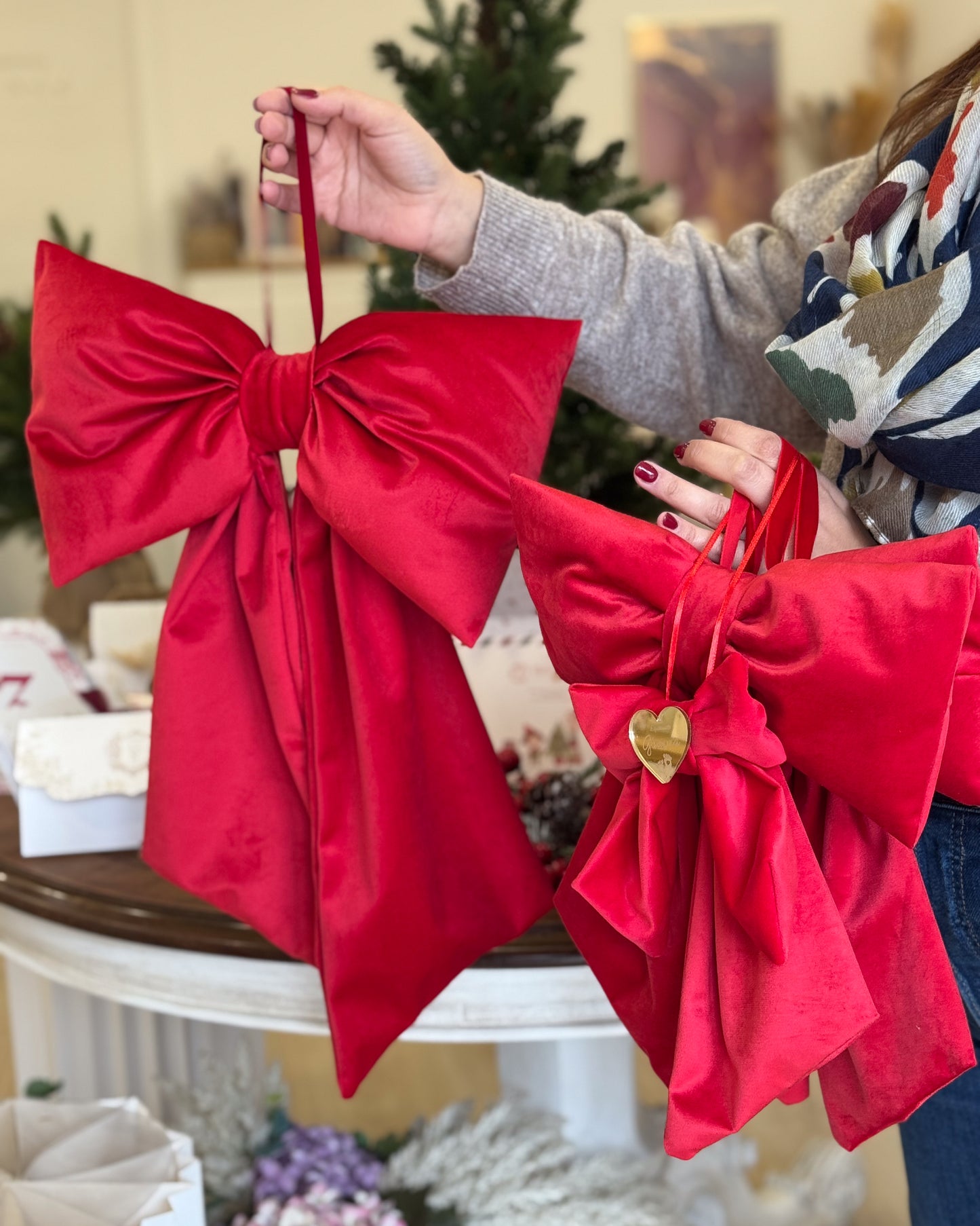 Fiocco Christmas Joy XL - Rosso Bordeaux