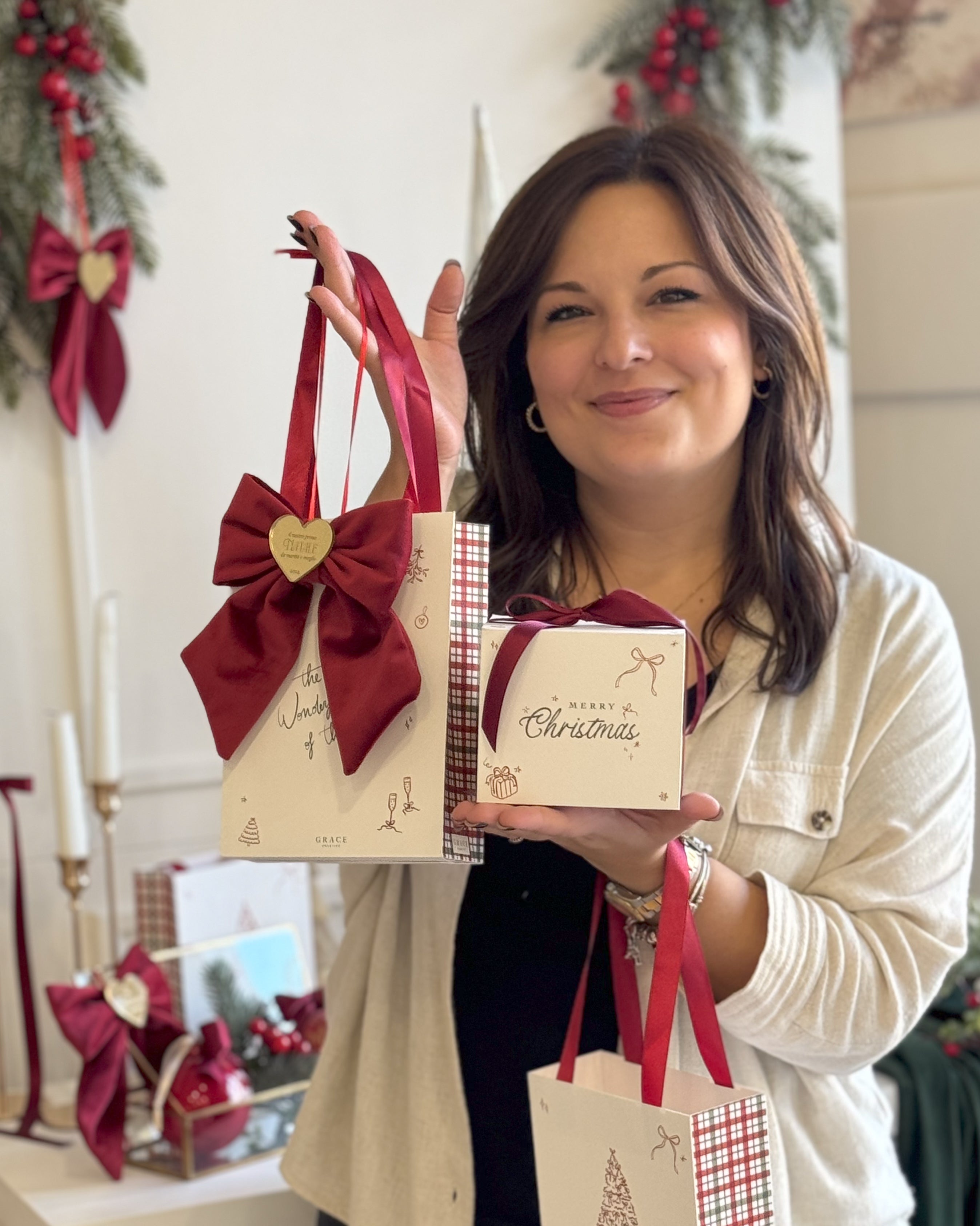 Fiocco Christmas Joy - Rosso Bordeaux