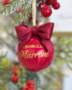 Pallina Christmas Joy - Rosso