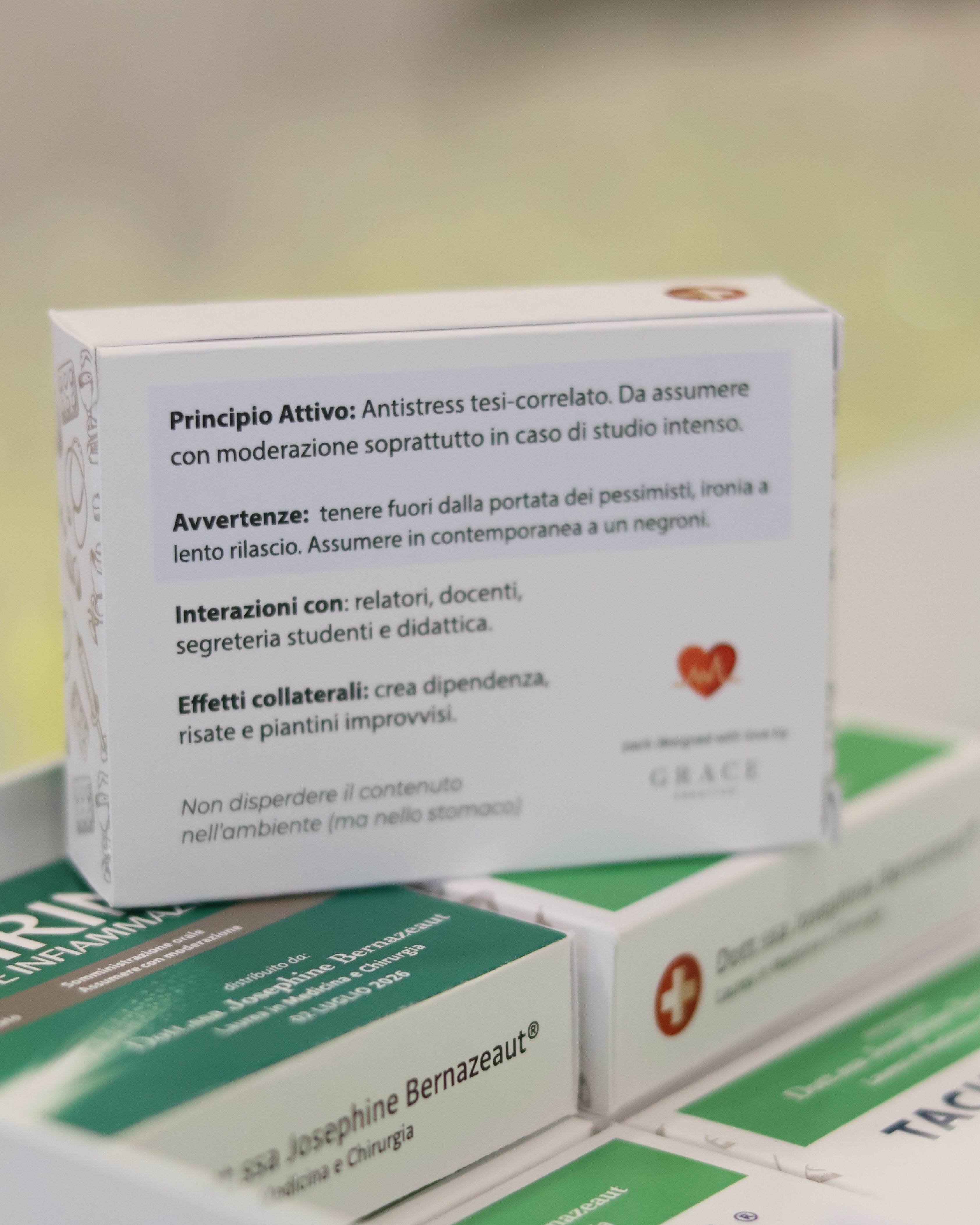 Scatoline Confetti Laurea Farmaco Aspirina
