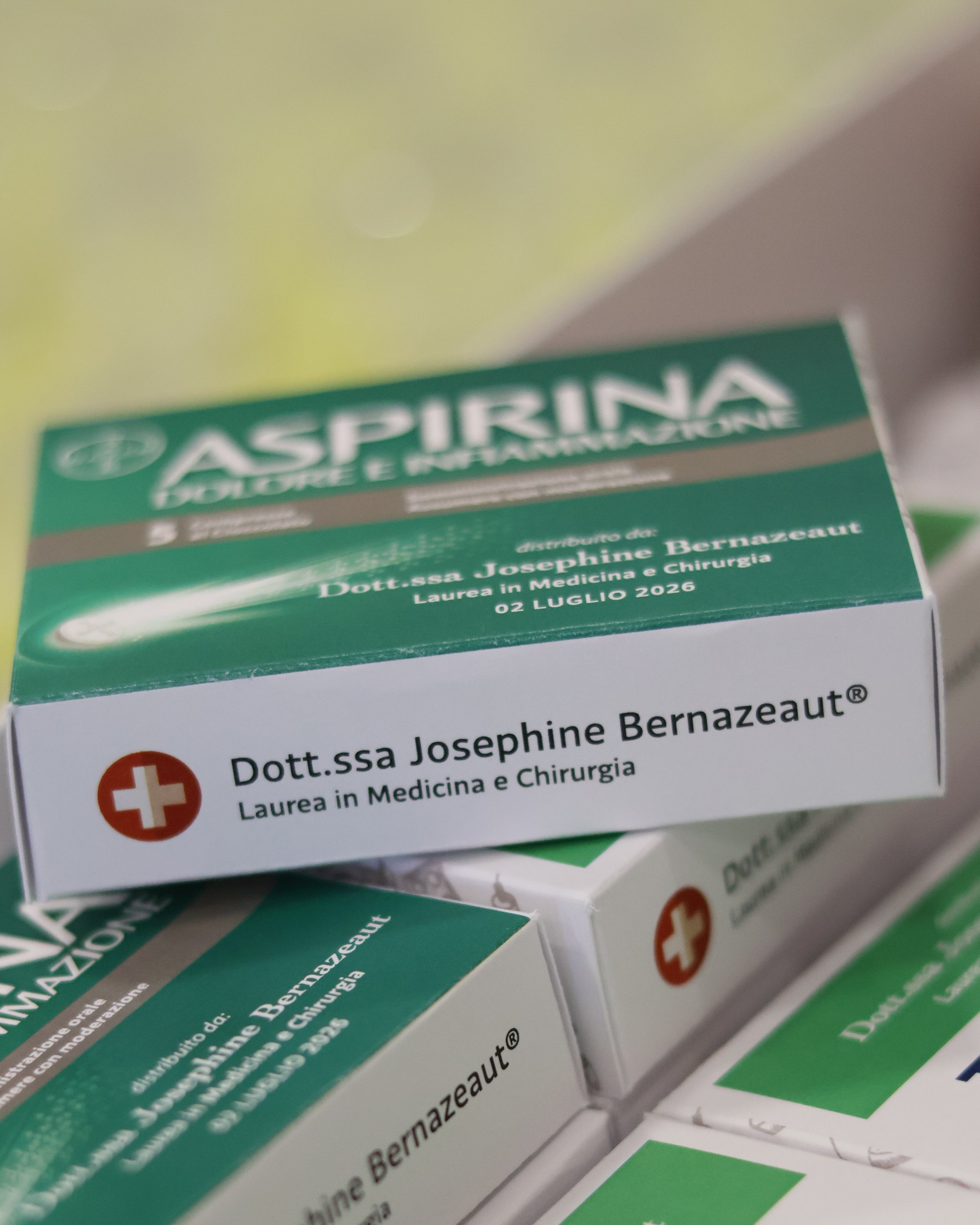 Scatoline Confetti Laurea Farmaco Aspirina