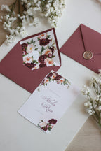 Mauve Love | Partecipazione con Busta