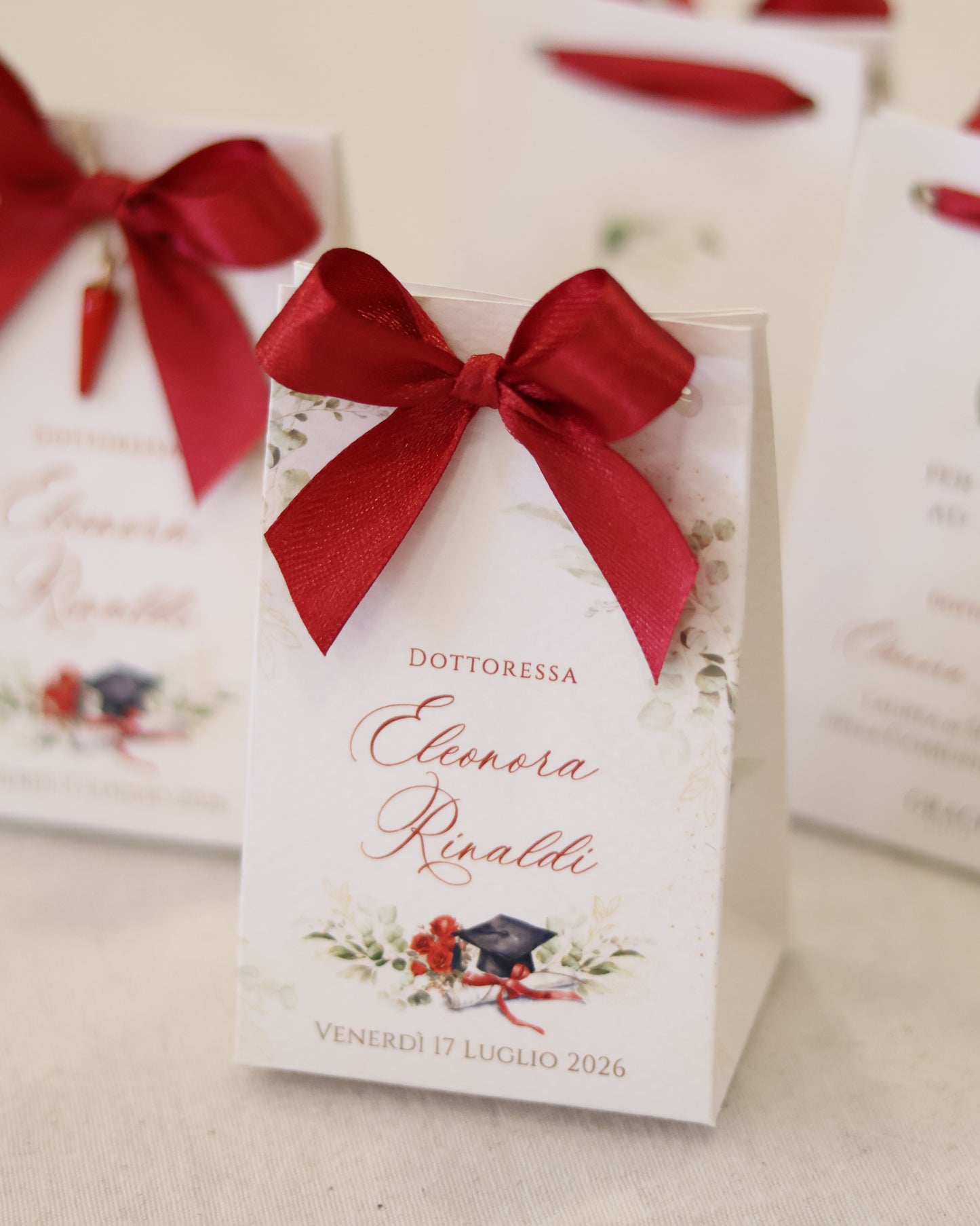 Scatolina Gift Laurea Eucalipto