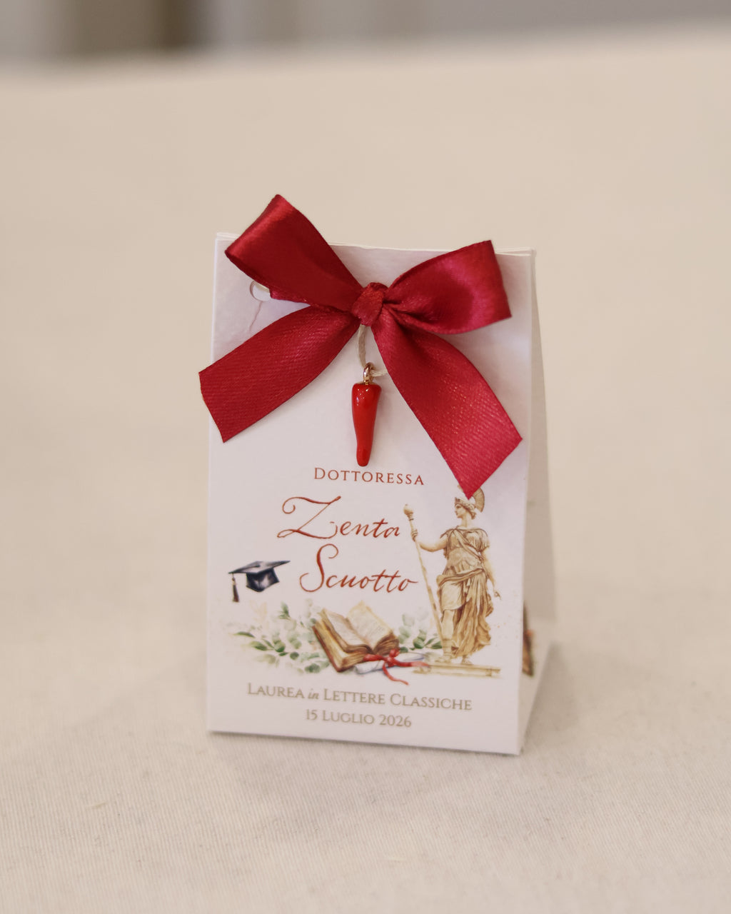 Scatolina Gift Laurea Classica Athena