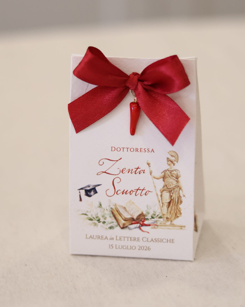 Scatolina Gift Laurea Classica Athena
