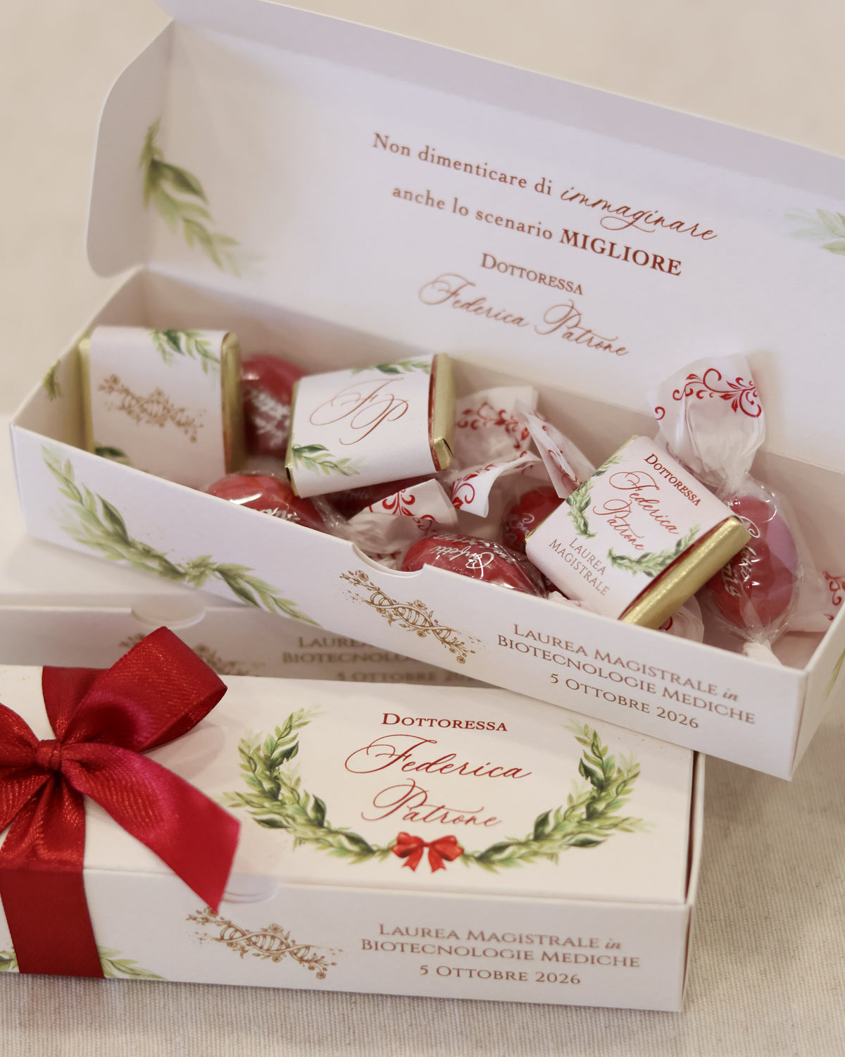 Box Sonia | Laurea Alloro e Fiocco