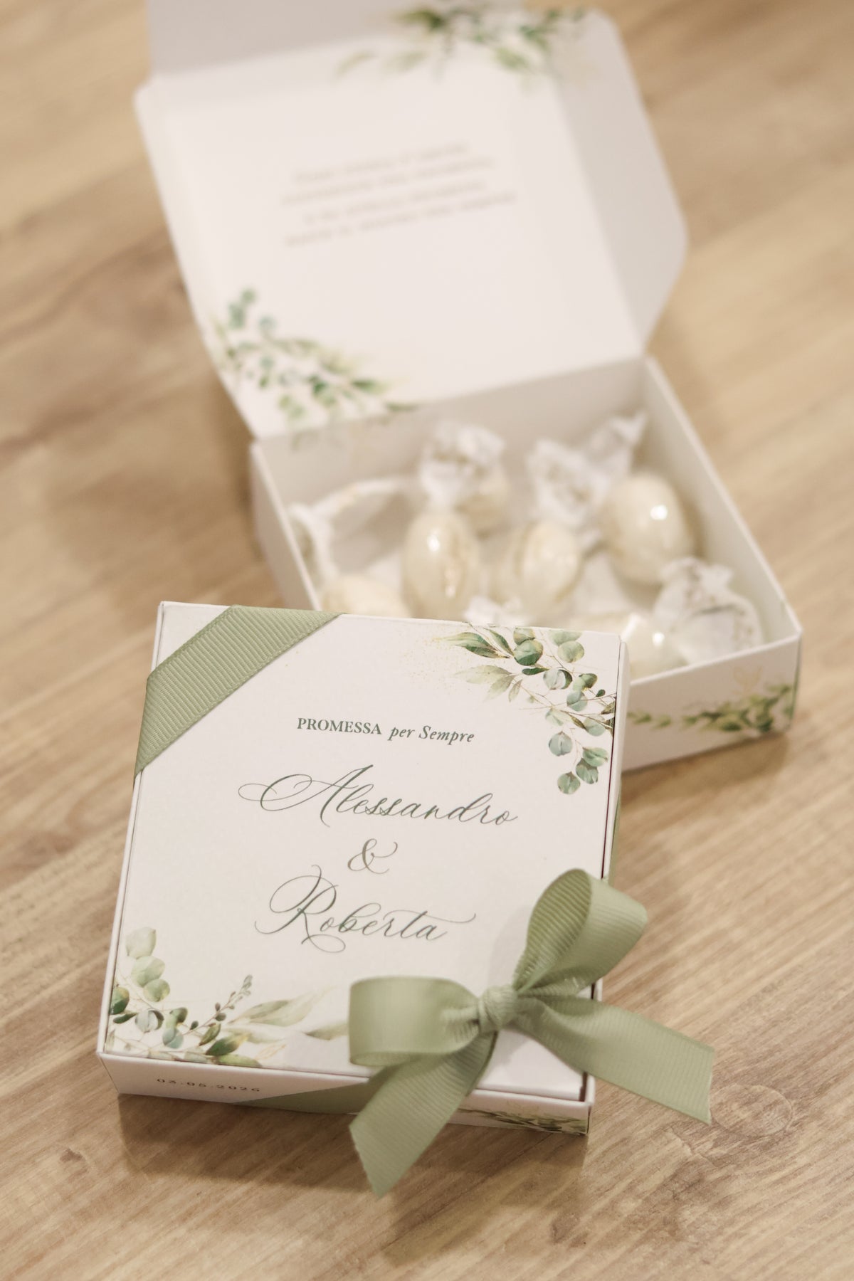 Box Quadrata Promessa di Matrimonio | Nature