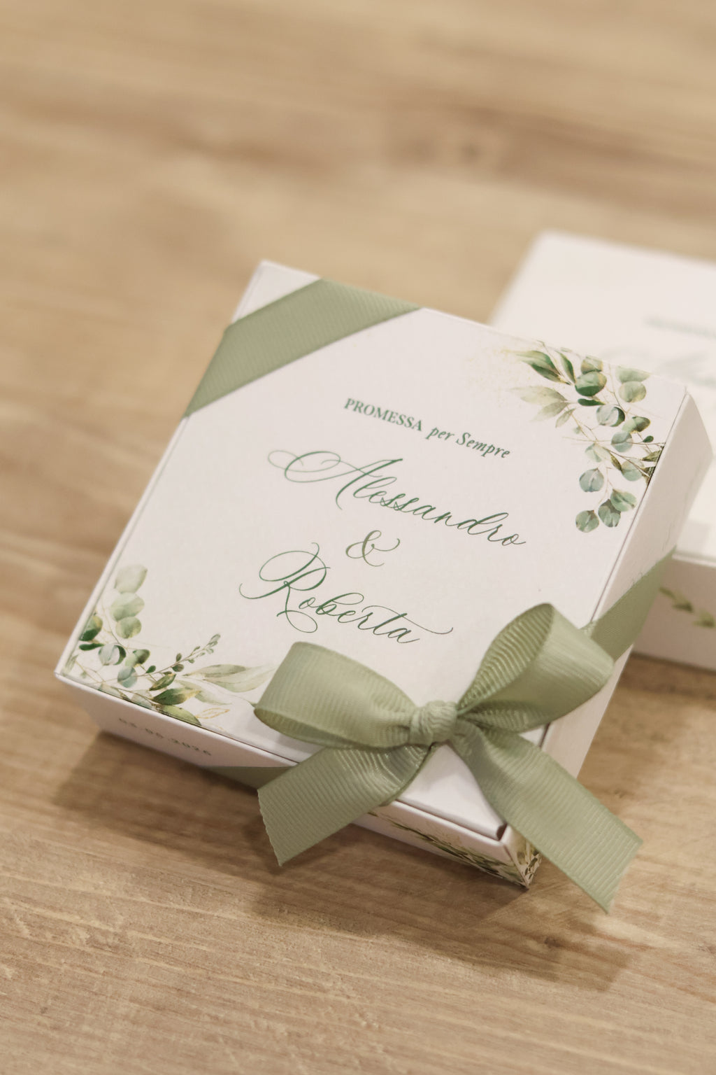 Box Quadrata Promessa di Matrimonio | Nature