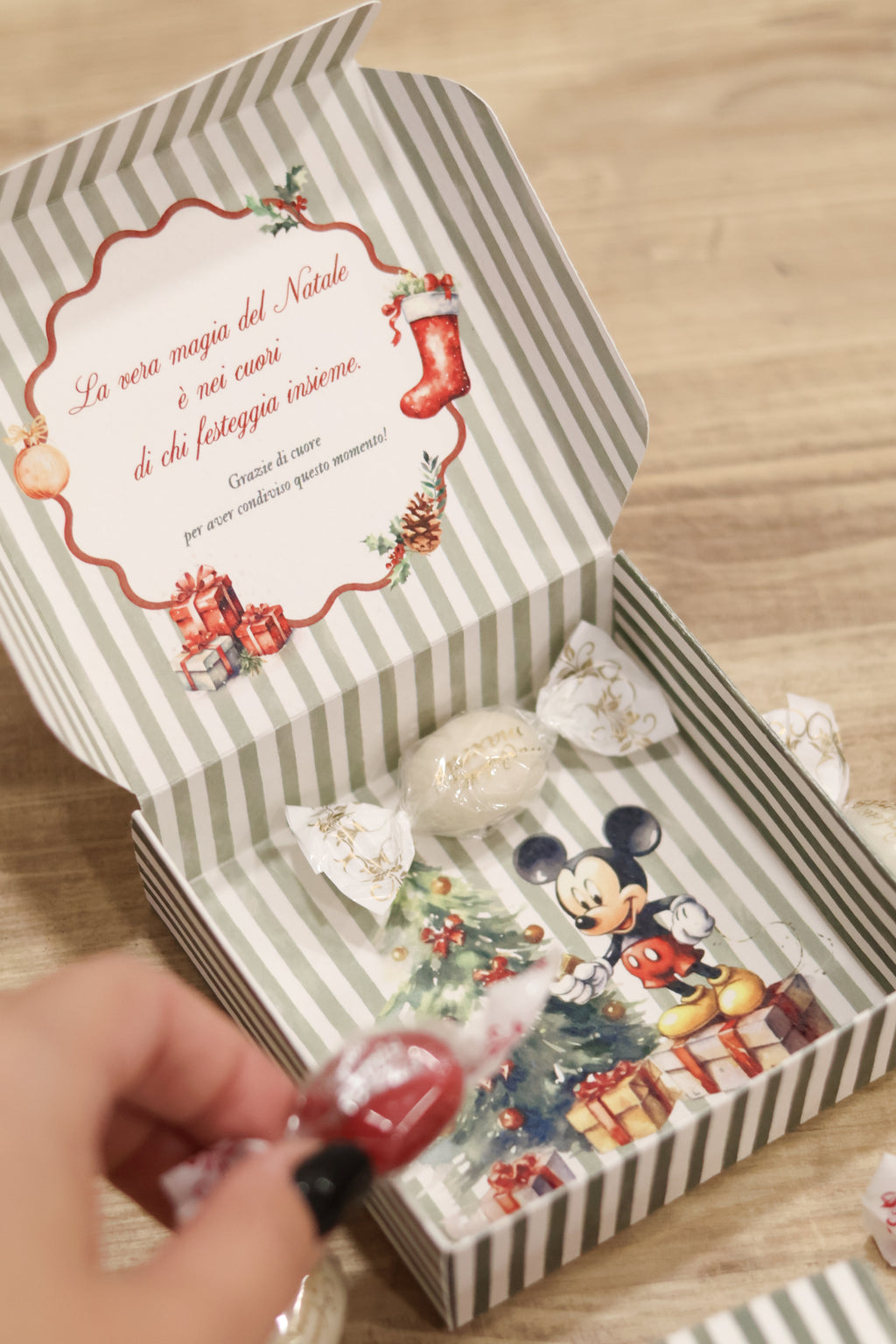 Box Quadrata | Mickey Christmas Topolino Natale