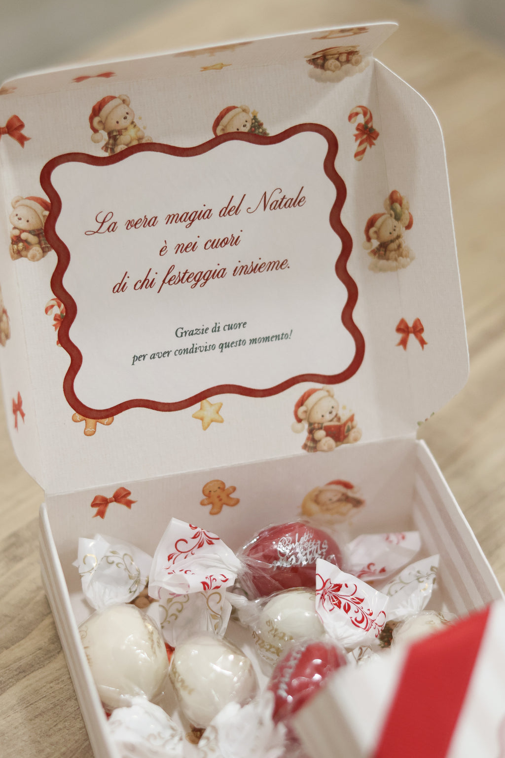 Box Quadrata | Teddy Christmas Orsetto Natale