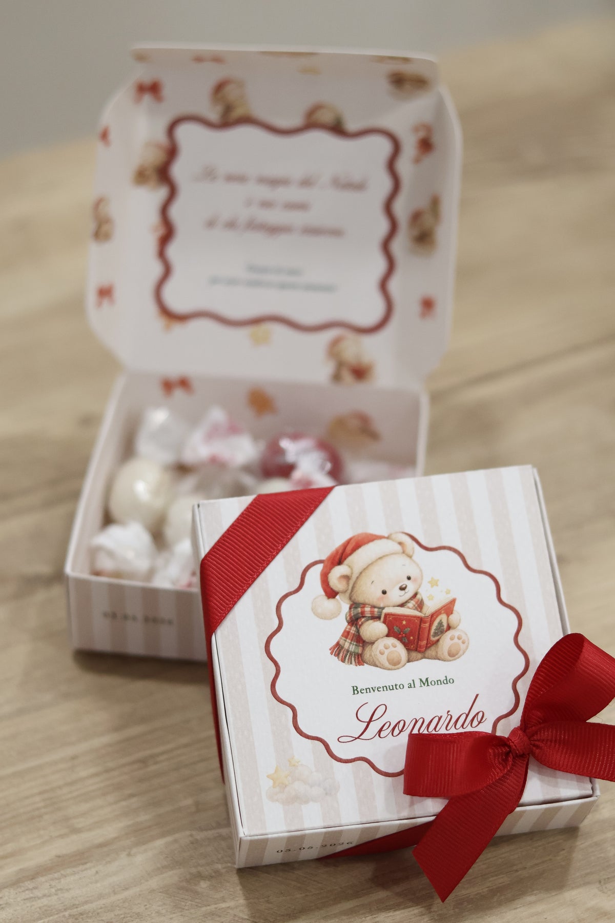 Box Quadrata | Teddy Christmas Orsetto Natale
