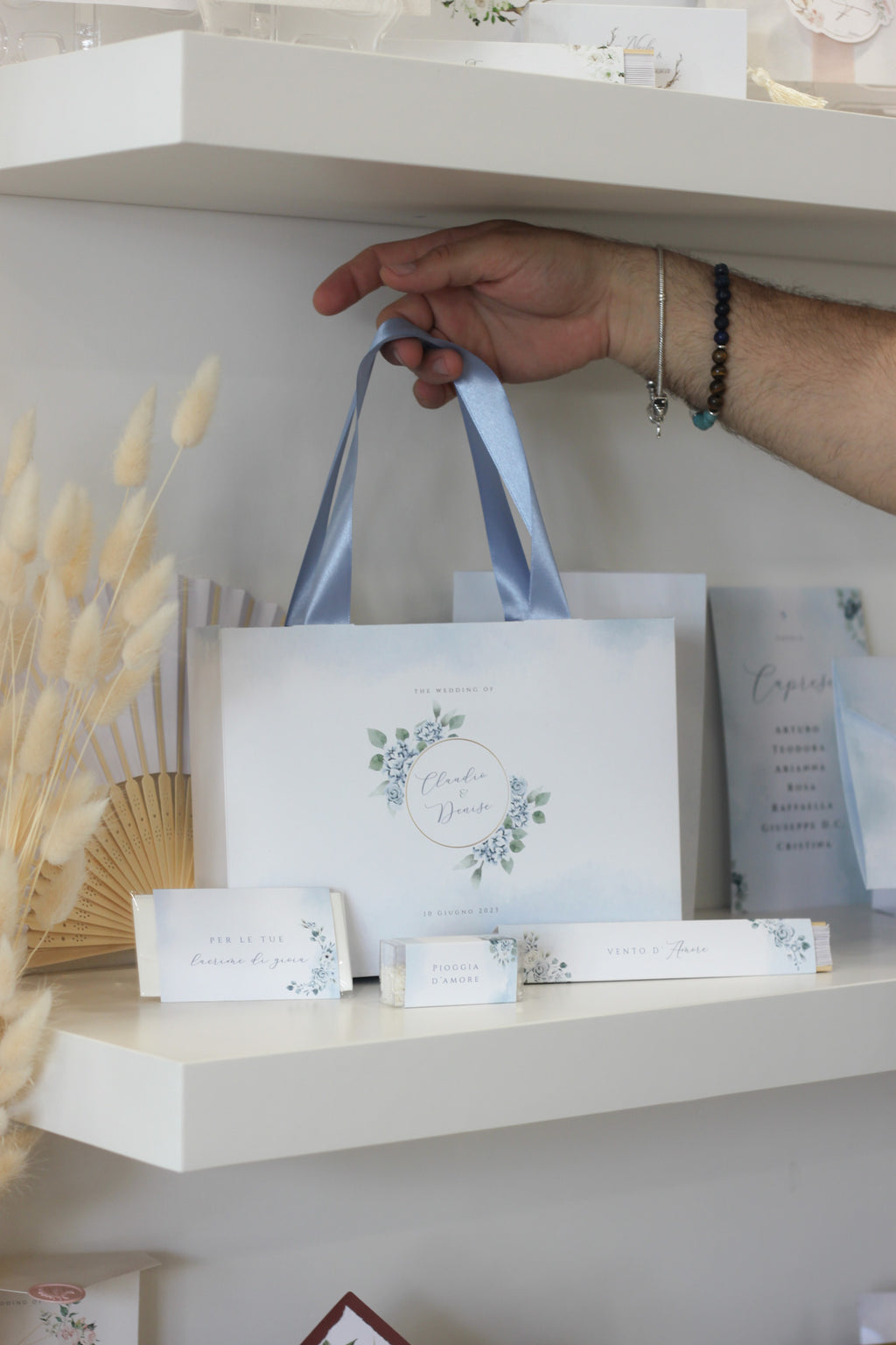 Wedding Bag Big Completa - Light Blue Love