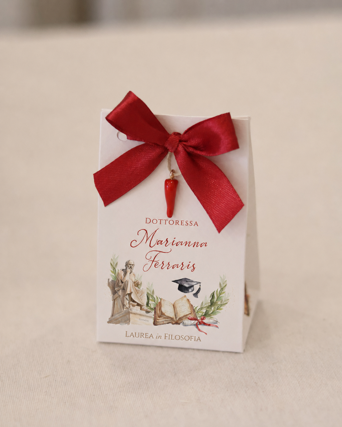 Scatolina Gift Laurea Classica Socrate
