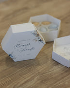 Scatoline Esagonali | Natural Blue Wedding Boho