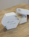 Scatoline Esagonali | Natural Blue Wedding Boho