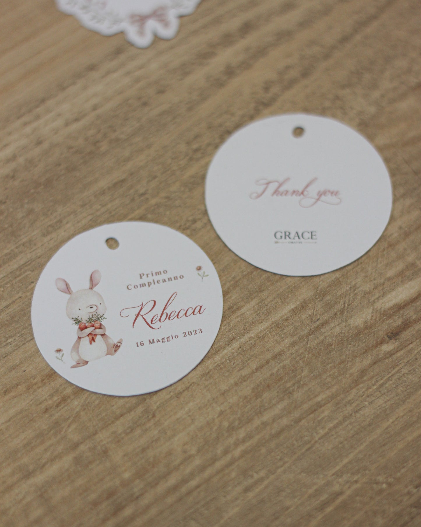 Tag Bomboniere Little Rabbit Personalizzati